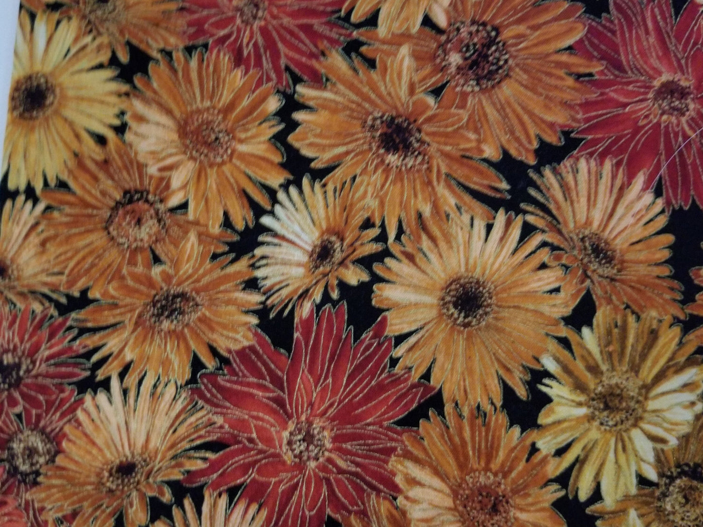 Fall Blooms Fall Flowers Pixie Style Scrub Cap, Euro style scrub cap