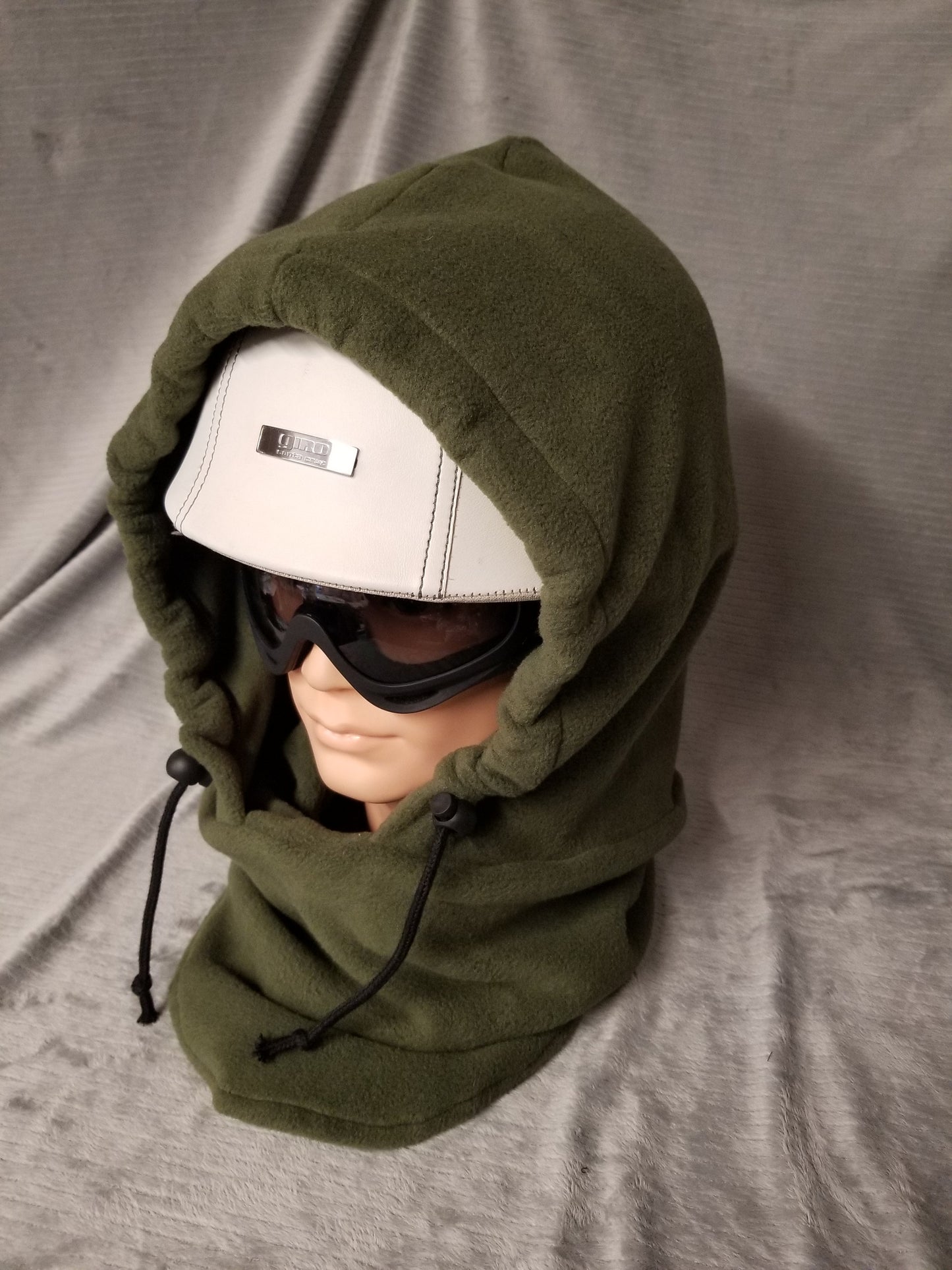 Rifle Green Extra Large Anti Pill Plush Fleece Ski Helmet Cover