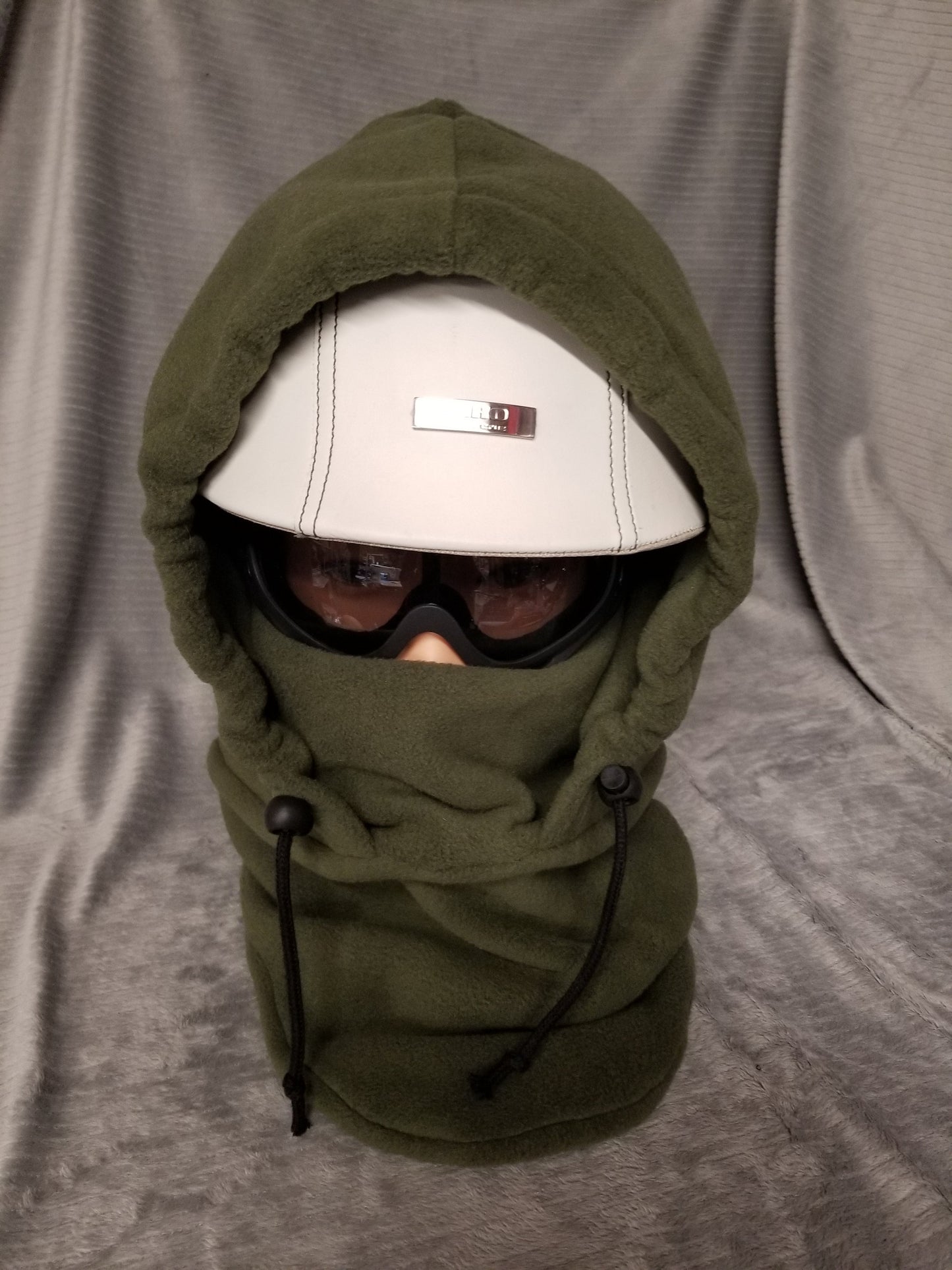 Rifle Green Extra Large Anti Pill Plush Fleece Ski Helmet Cover