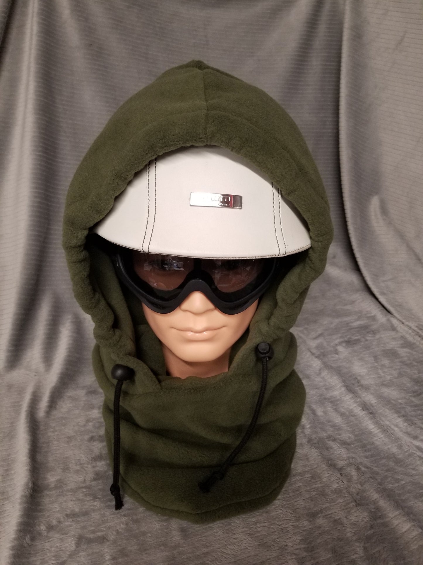 Rifle Green Extra Large Anti Pill Plush Fleece Ski Helmet Cover