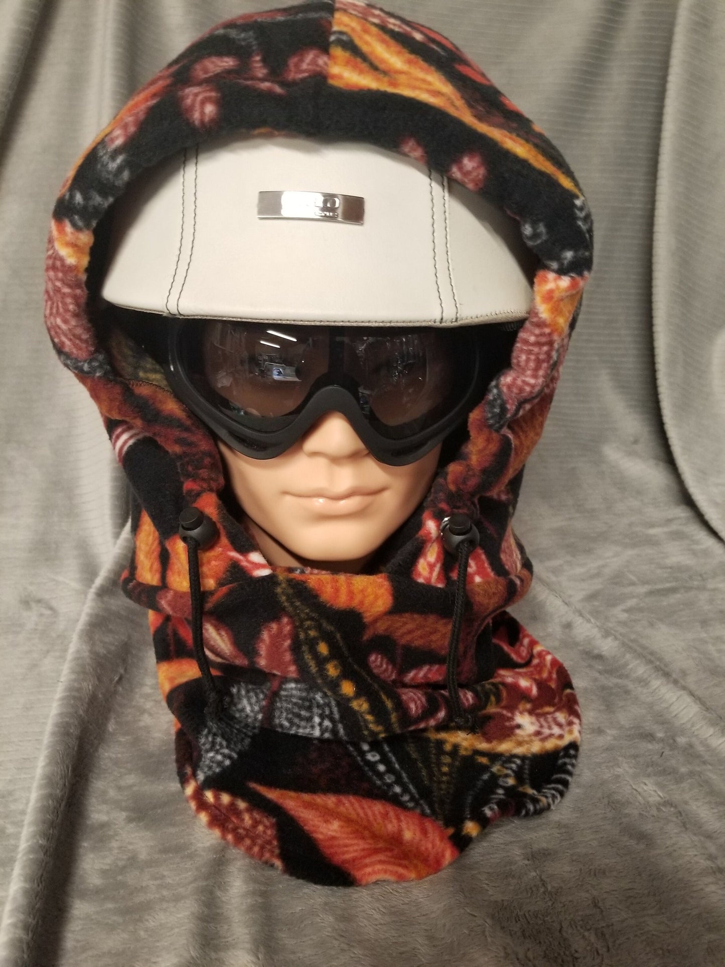 Autumn Floral Soft Luxe Fleece Extra Large Ski Helmet Cover