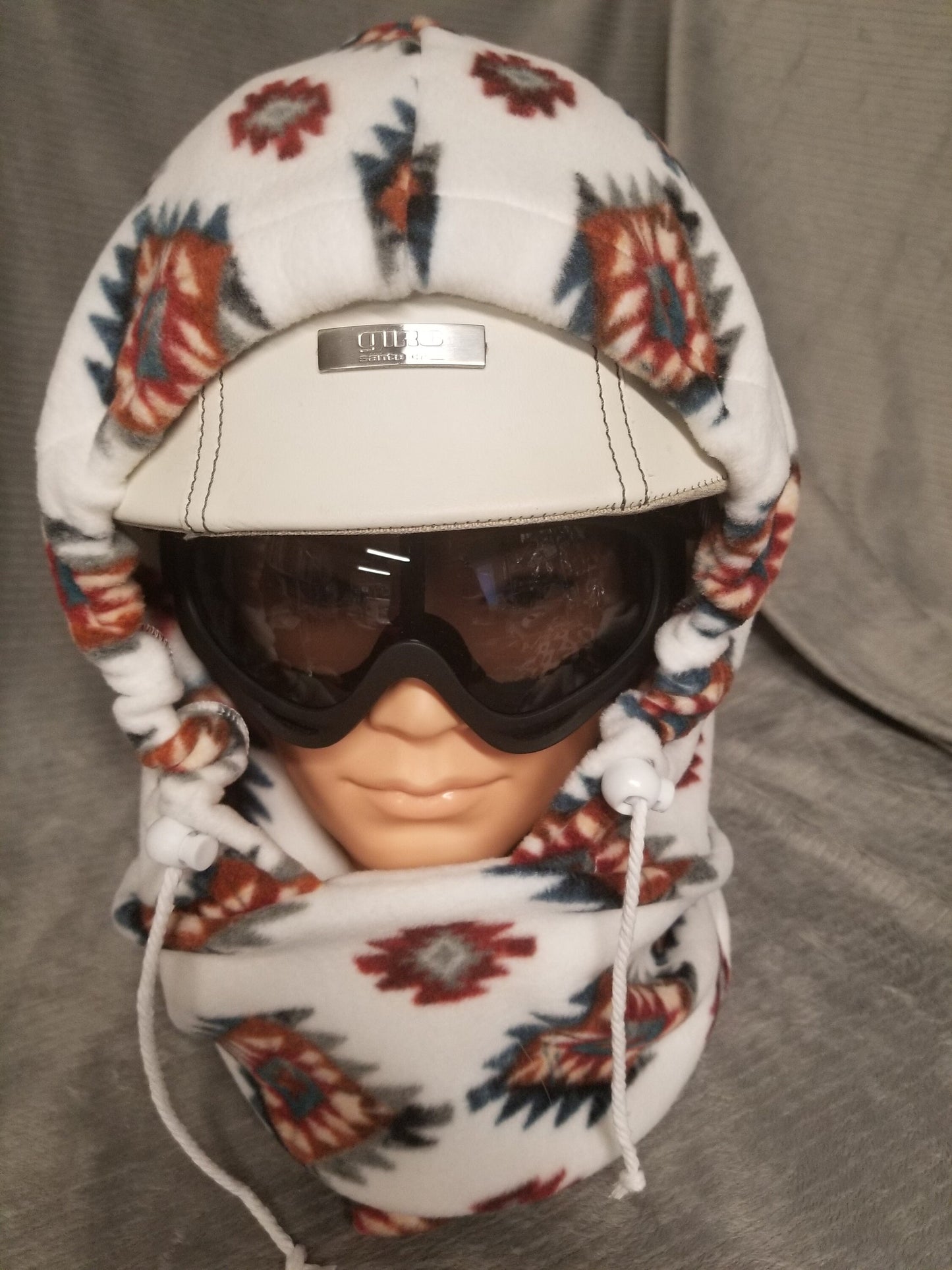 Lodge Aztec Anti Pill Plush Fleece Extra Large Ski Helmet Cover