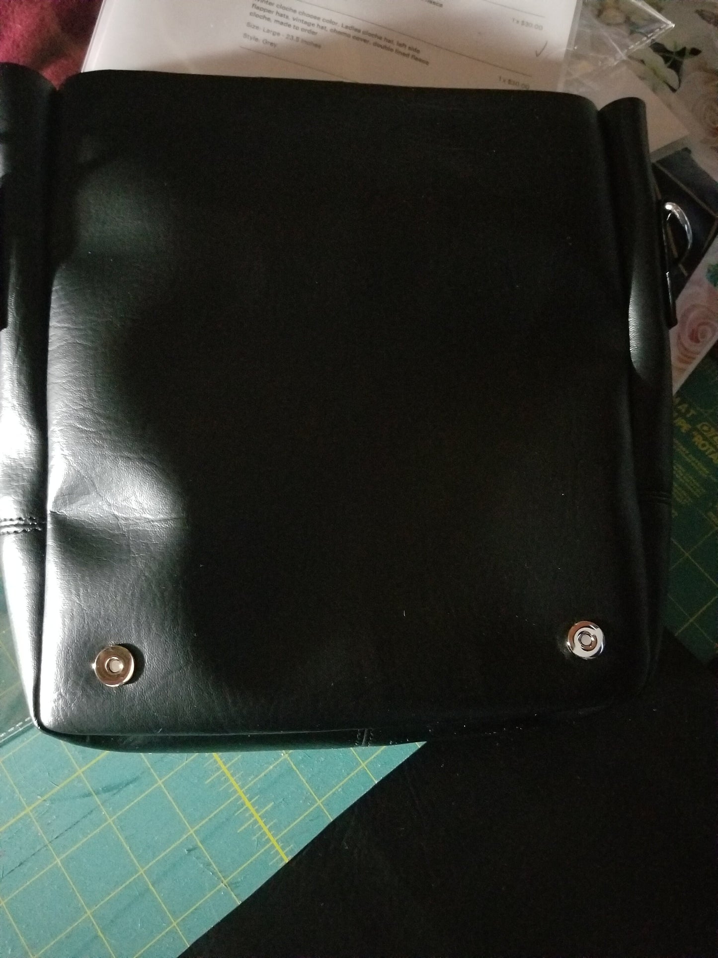 Capricorn Messenger Bag, Capricorn Constellation Embroidered Messenger Bag in Black, Zodiac, Horoscope Astrology Messenger Bag made to order