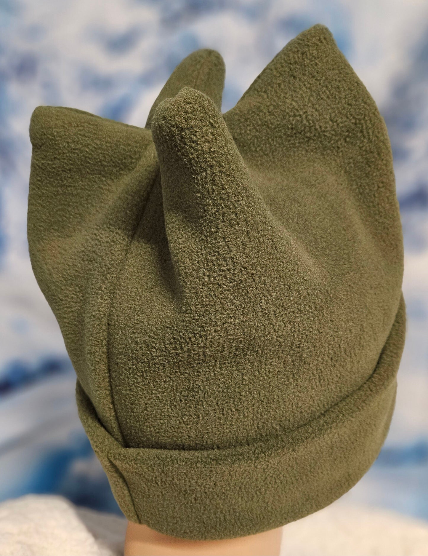Rifle Green 4 Point Fleece Winter Retro Hat