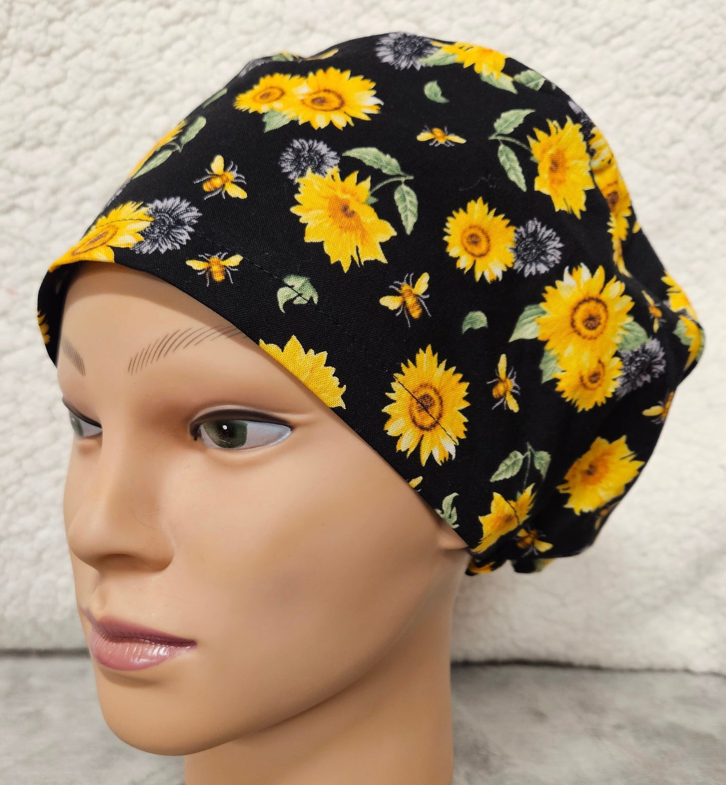 Sunflower Pixie Style Scrub Cap