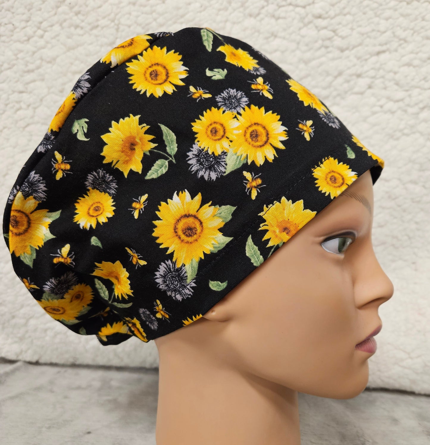 Sunflower Pixie Style Scrub Cap