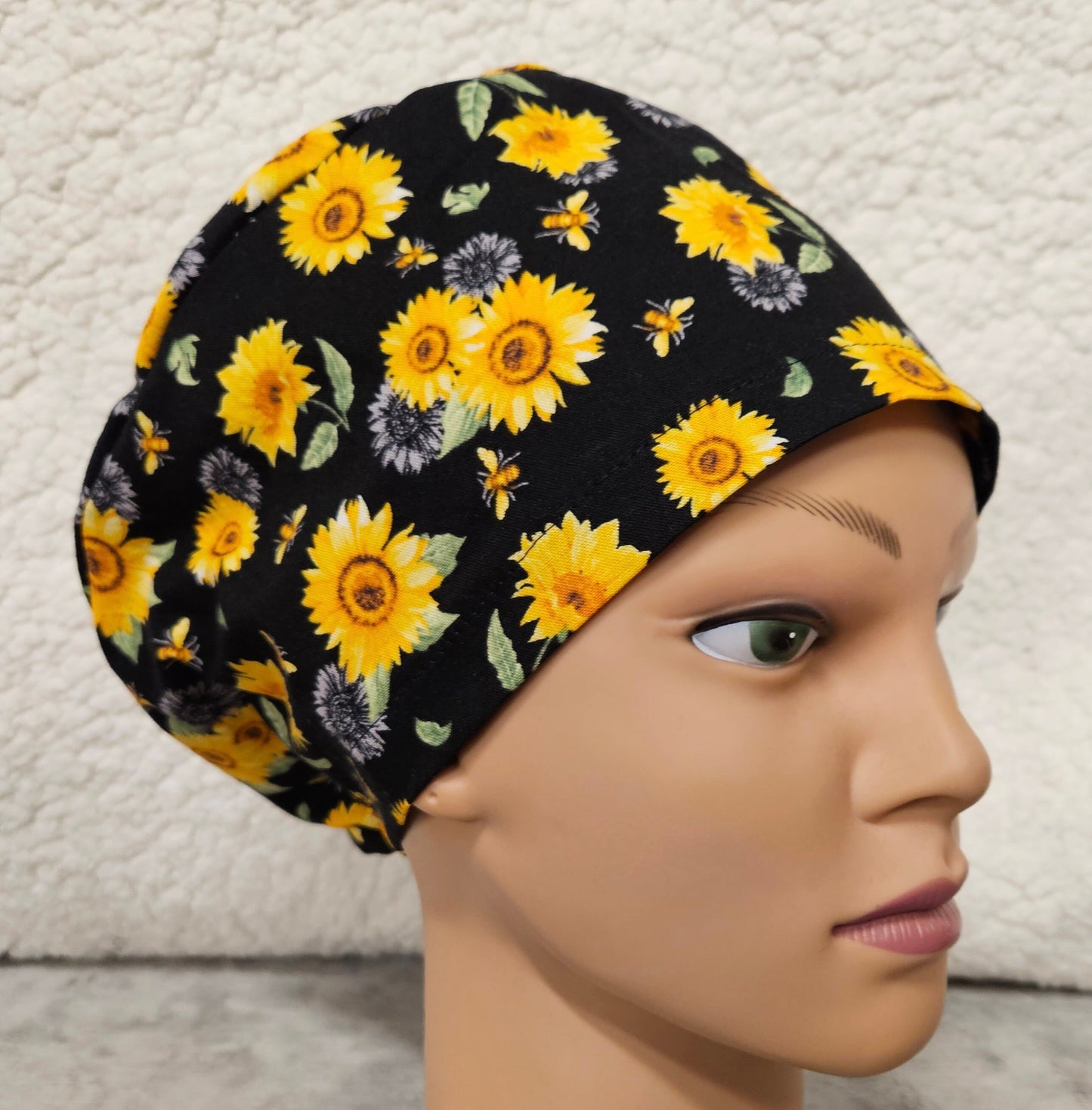 Sunflower Pixie Style Scrub Cap