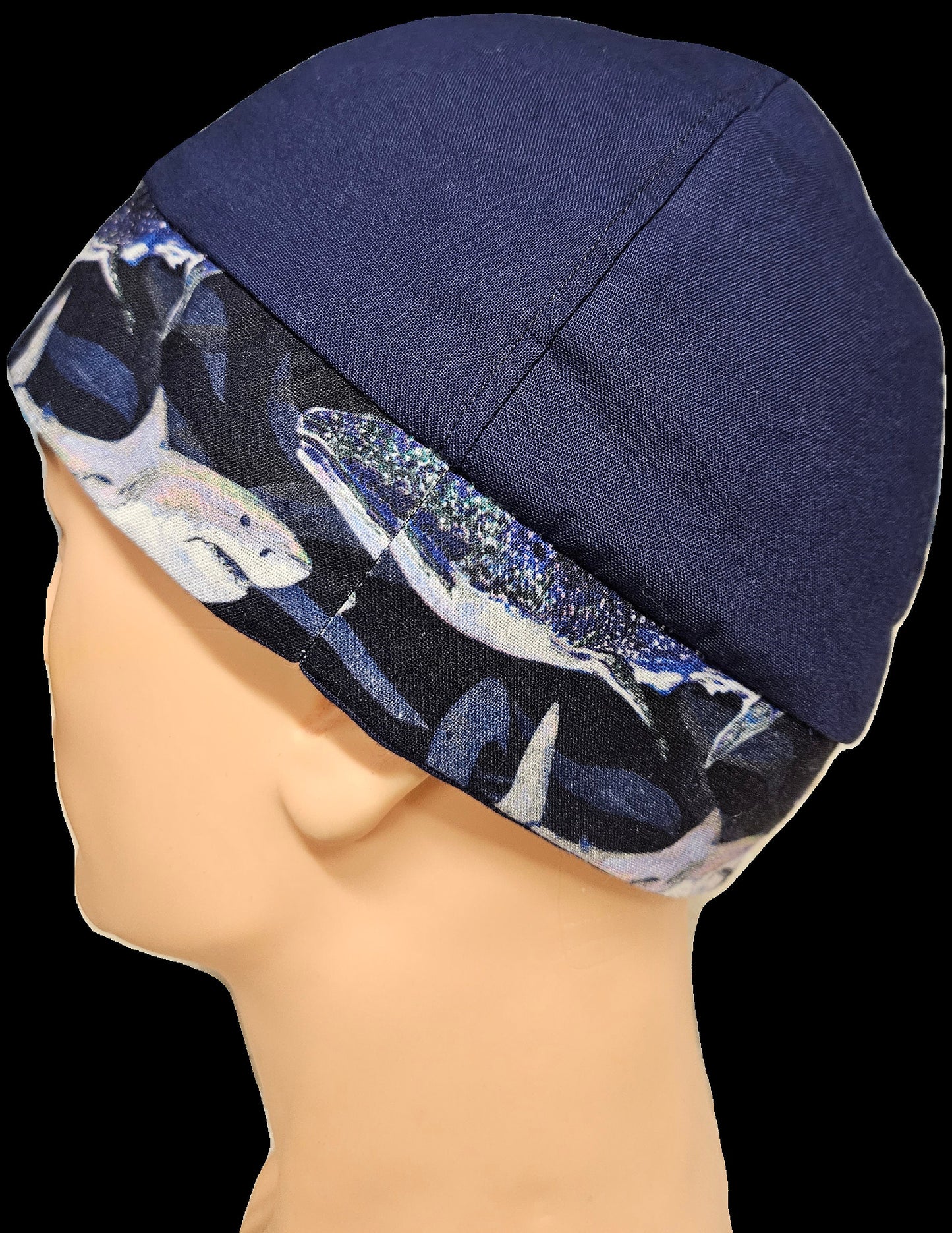 Sharks Reversible Fitted Scrub Cap