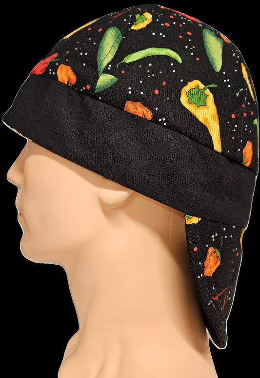 Peppers Print Reversible Welding Cap