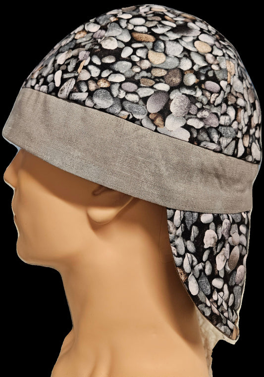 River Rock Print Reversible Welding Cap
