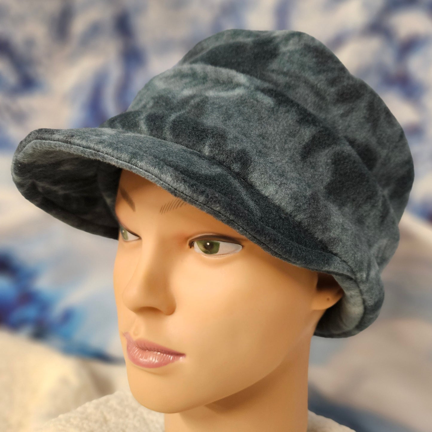 Tonal Teal Anti Pill Fleece Winter Fashion Hat