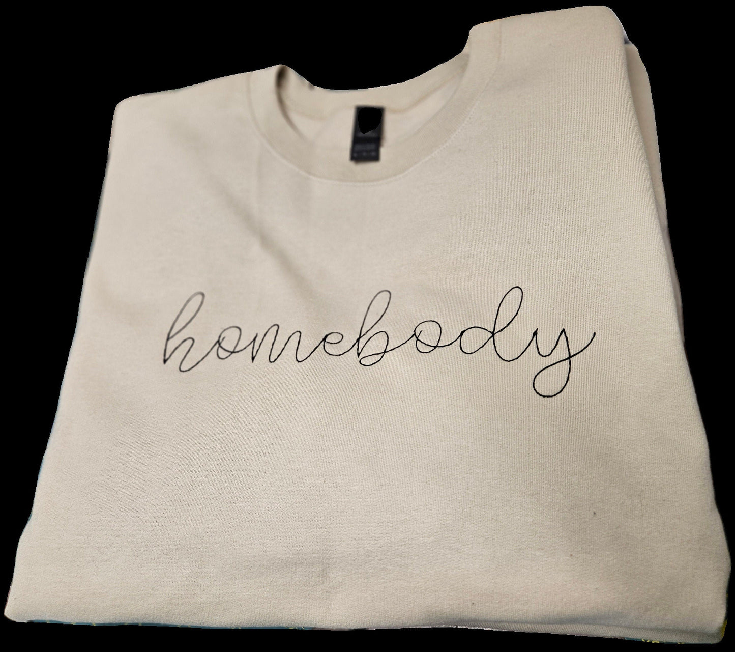 Homebody Embroidered Sweatshirt, Cozy Homebody Crewneck Sweatshirt choose from 10 colors