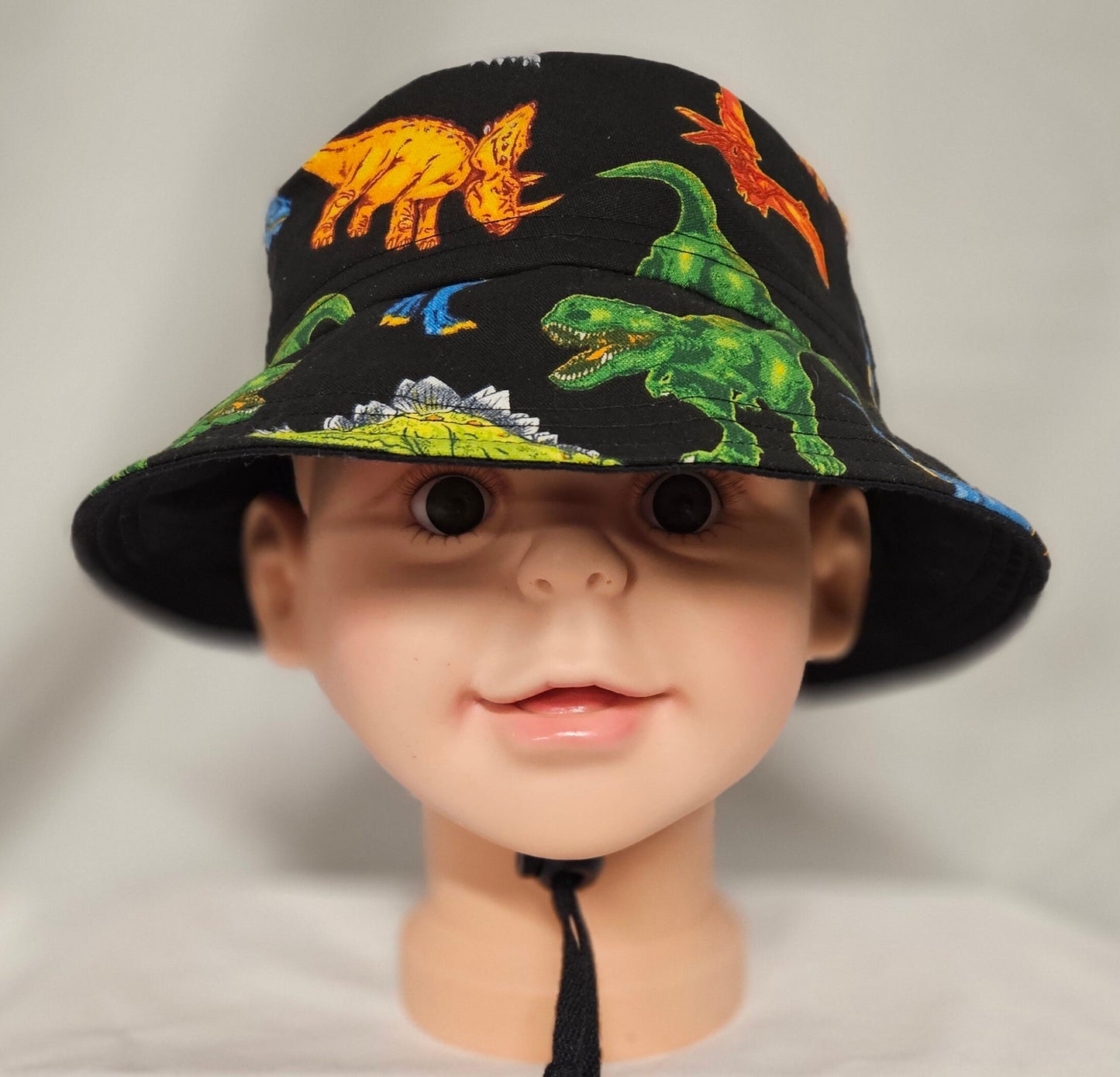 Dinosaur Print Kids Bucket Hat Kids Size Large