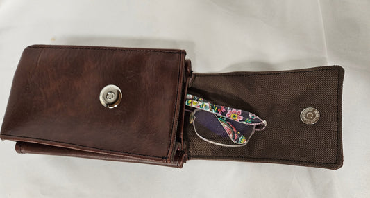 Double Eyeglass Case; Case for 2 glasses; Eyewear Case