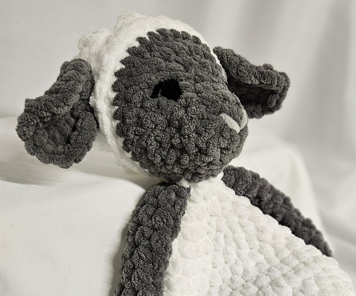 Lamb Lovey; Lamb Snuggler; Lamb Snuggle Buddy; Emotional Support Toy; Baby Shower; Gift for Toddler
