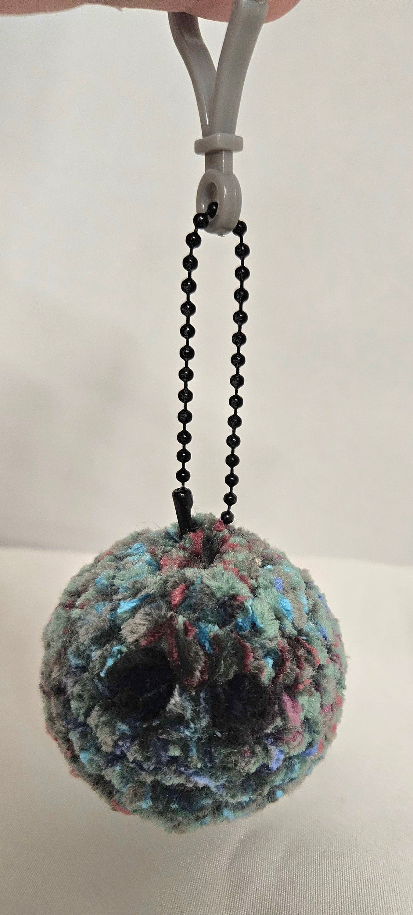 Keychain Stress Ball, Stress Blob, Crochet Stress Ball; Fidget Toy