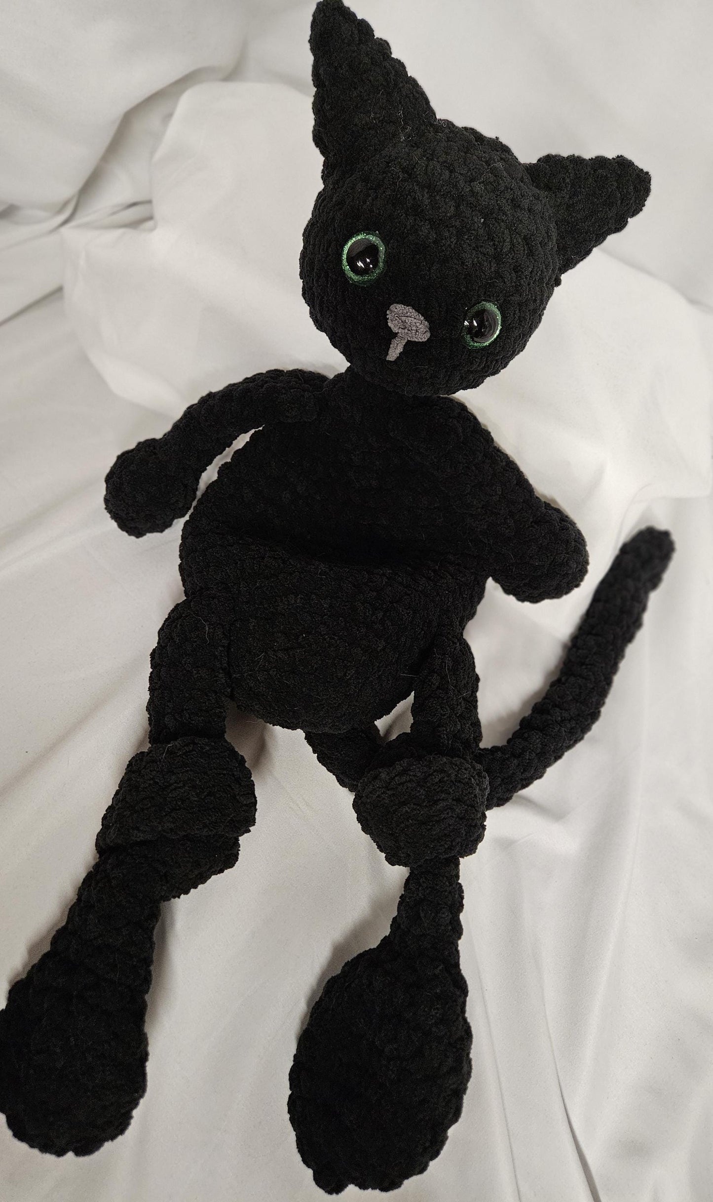 Black Cat Lovey; Black Cat Snuggler; Black Cat Snuggle Buddy; Emotional Support Toy; Baby Shower; Gift for Toddler
