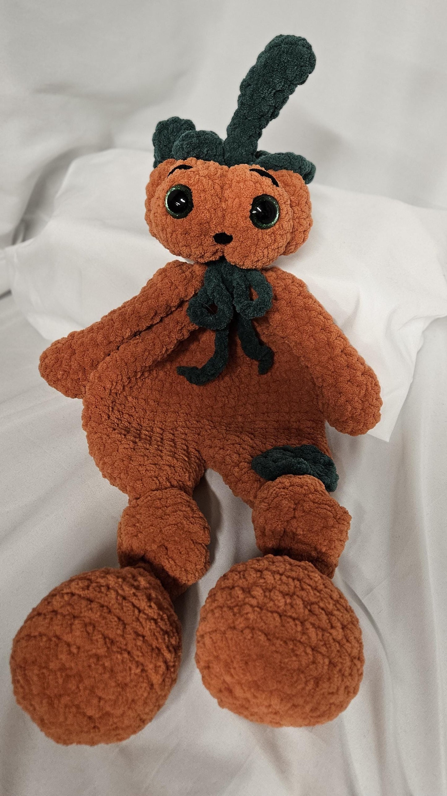 Pumpkin Lovey; Orange Pumpkin Snuggler; Orange Pumpkin Snuggle Buddy; Emotional Support Toy; Baby Shower; Gift for Toddler
