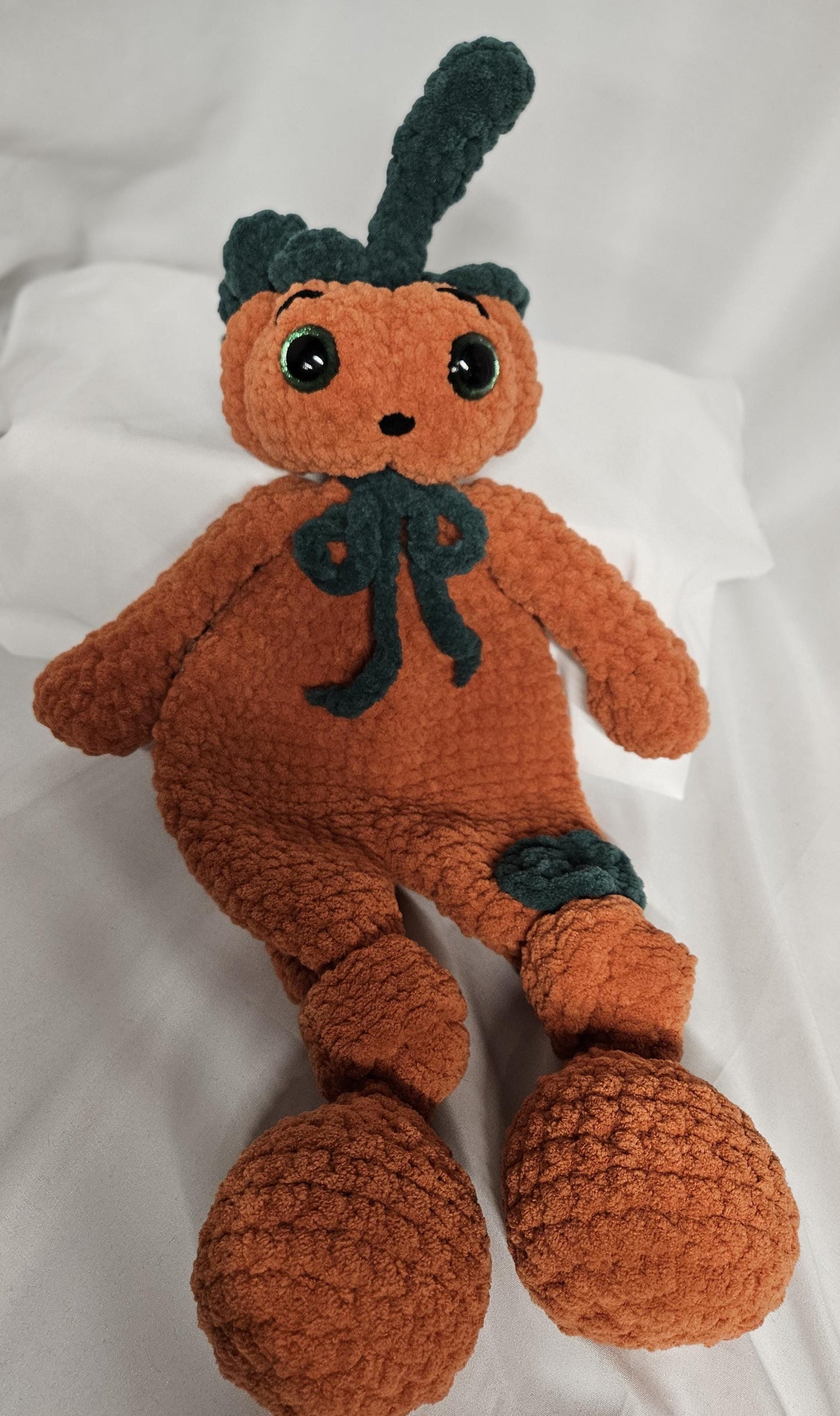 Pumpkin Lovey; Orange Pumpkin Snuggler; Orange Pumpkin Snuggle Buddy; Emotional Support Toy; Baby Shower; Gift for Toddler