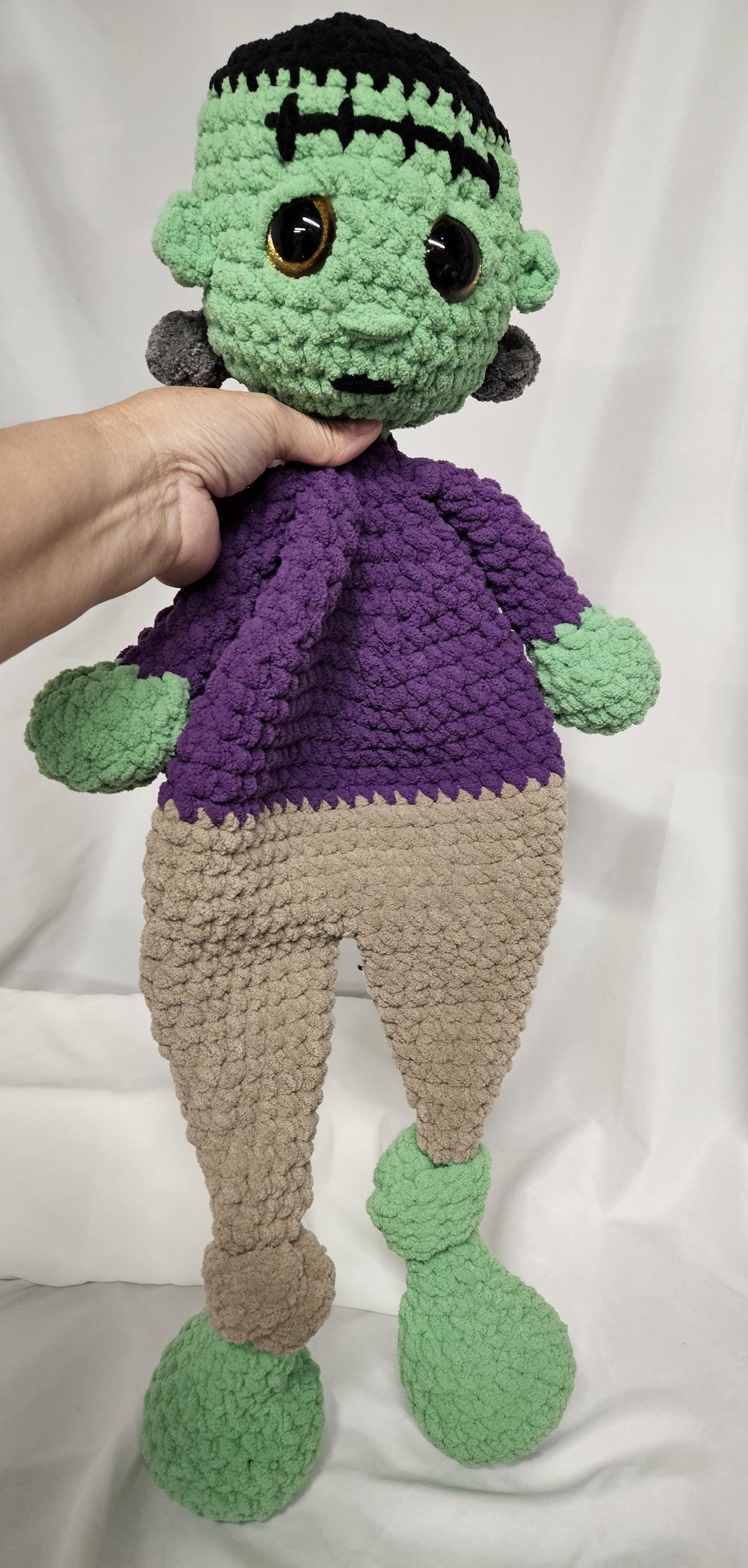 Frankie Lovey; Frankenstein Snuggler; Halloween Snuggle Buddy; Emotional Support Toy; Baby Shower; Gift for Toddler