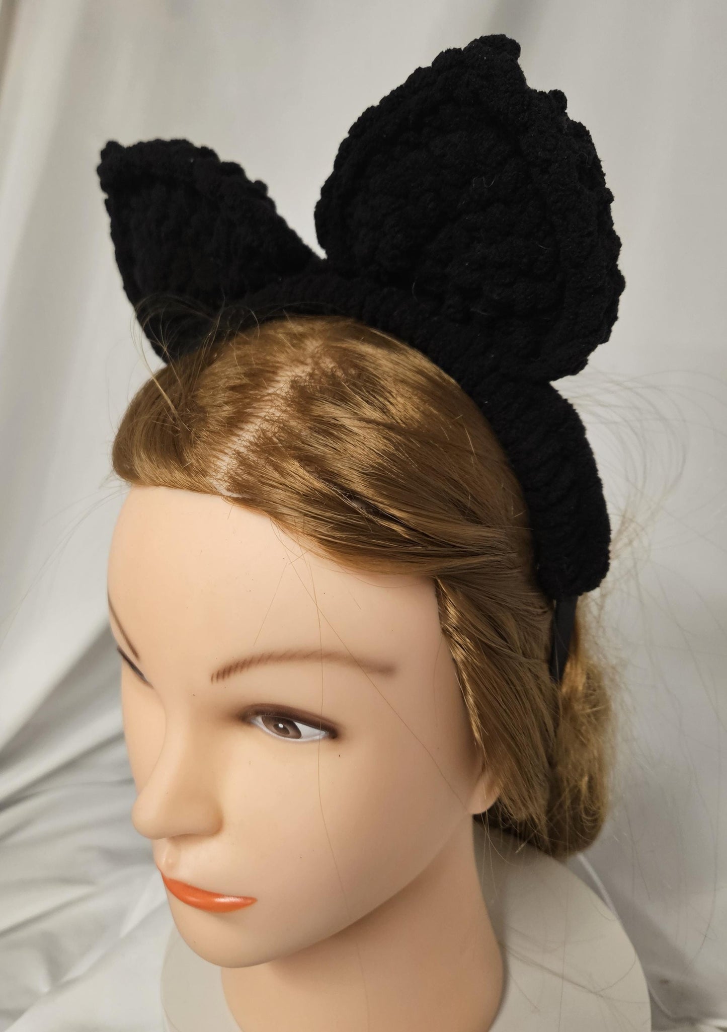 Crochet Black Cat Ear Headband | Cat Costume Accessory | Cute Animal Ear Headband | Fall Festival & Halloween Headpiece