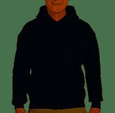 Black DD214 ALUMNI Embroidered Hoodie