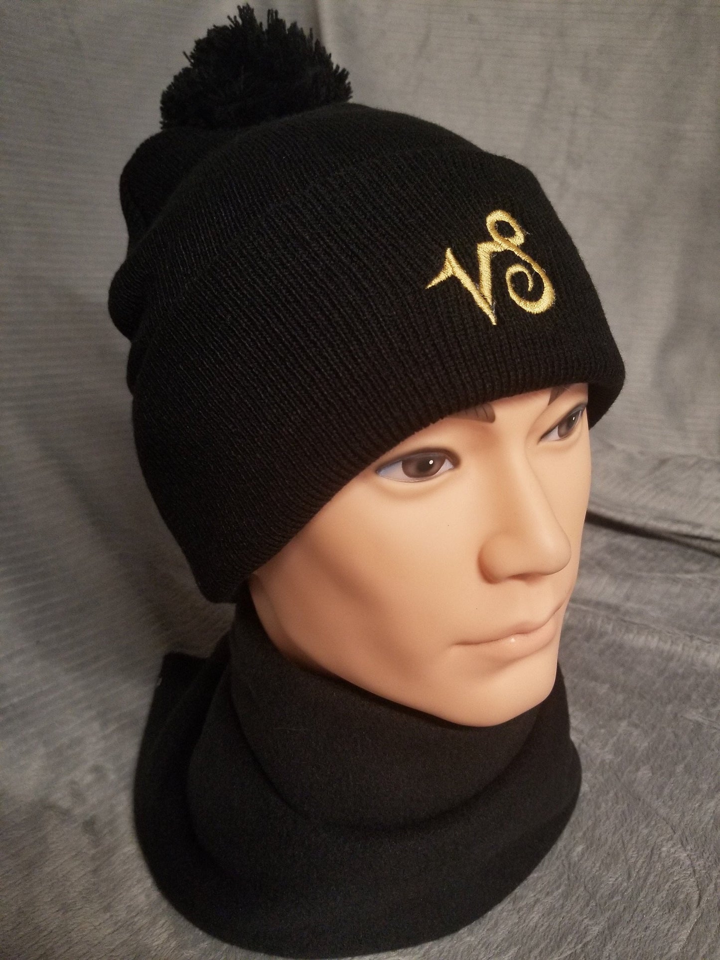 Capricorn Zodiac Symbol Embroidered Beanie, Horoscope Beanie, Astrology Beanie, Birthday Beanie