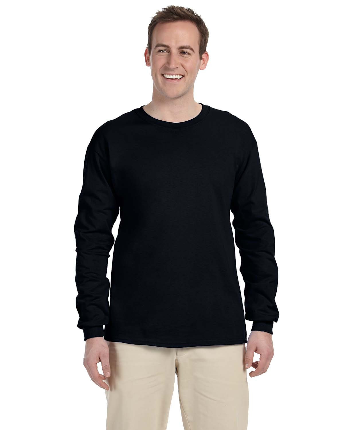 Black DD214 ALUMNI Embroidered Long Sleeve T shirt