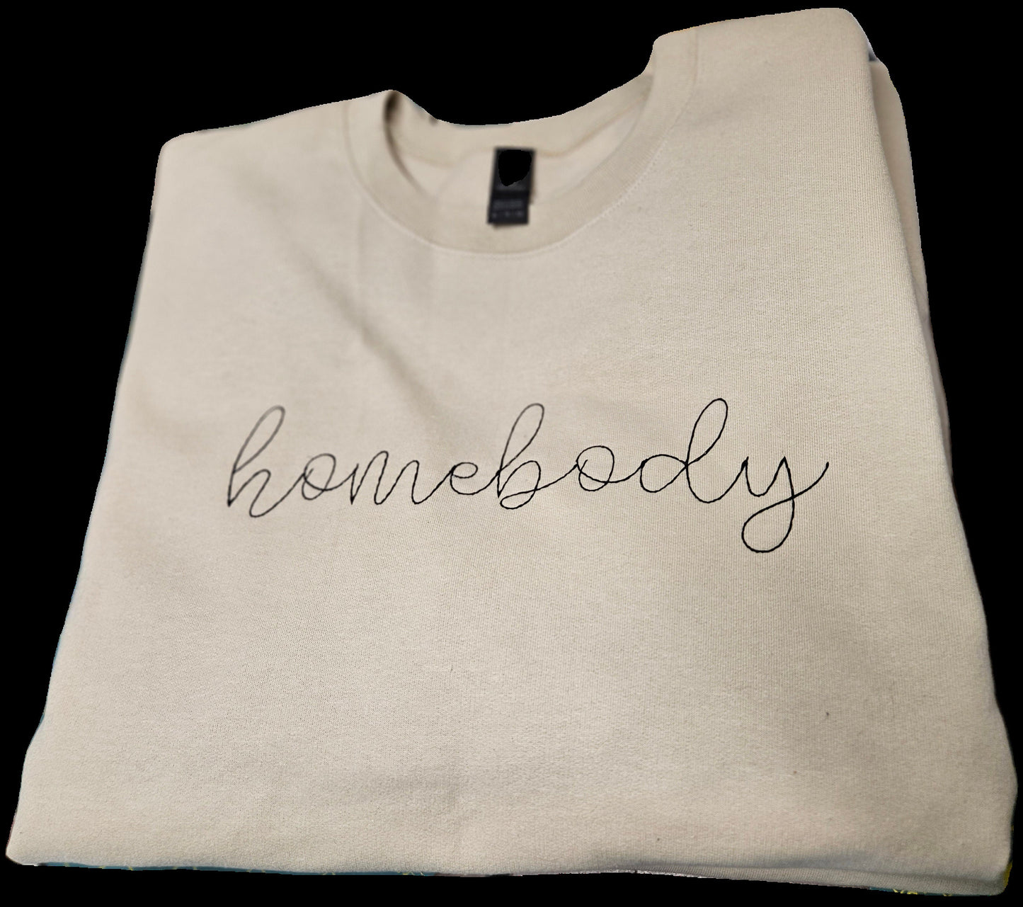 Homebody Embroidered Sweatshirt, Cozy Homebody Crewneck Sweatshirt choose from 10 colors