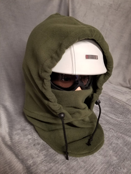 Rifle Green Extra Large Anti Pill Plush Fleece Ski Helmet Cover