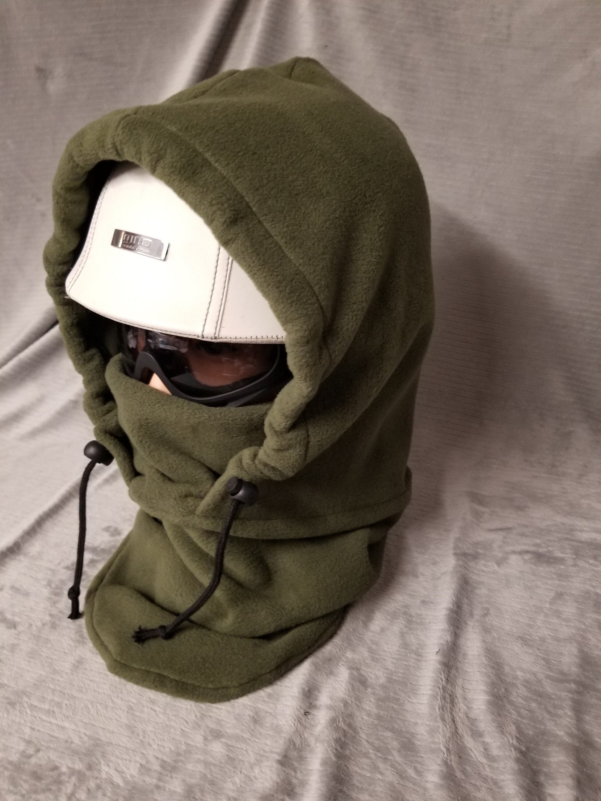 Rifle Green Extra Large Anti Pill Plush Fleece Ski Helmet Cover