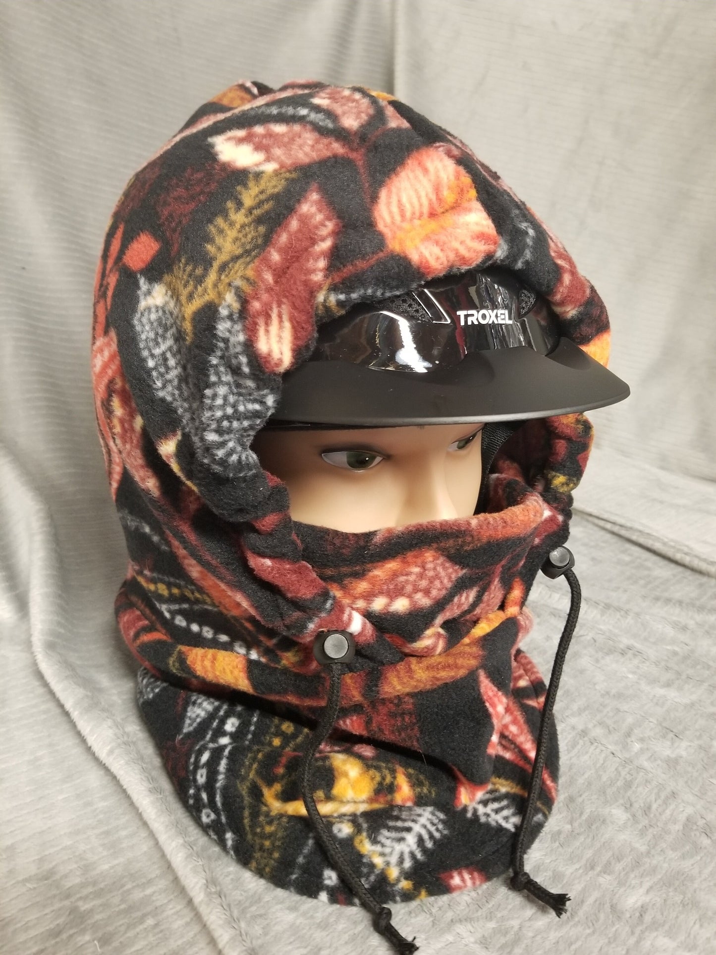 Autumn Floral Soft Luxe Large Fleece Ski Helmet Cover