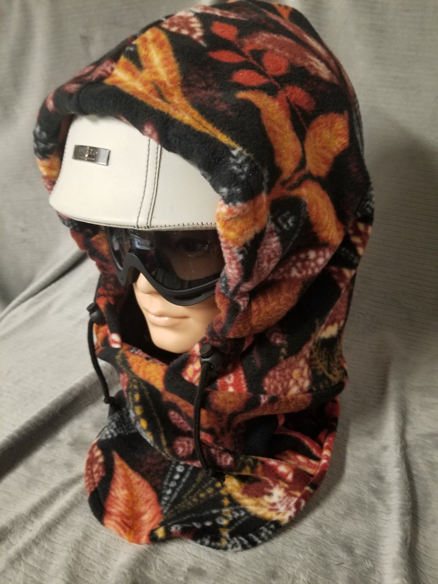 Autumn Floral Soft Luxe Fleece Extra Large Ski Helmet Cover