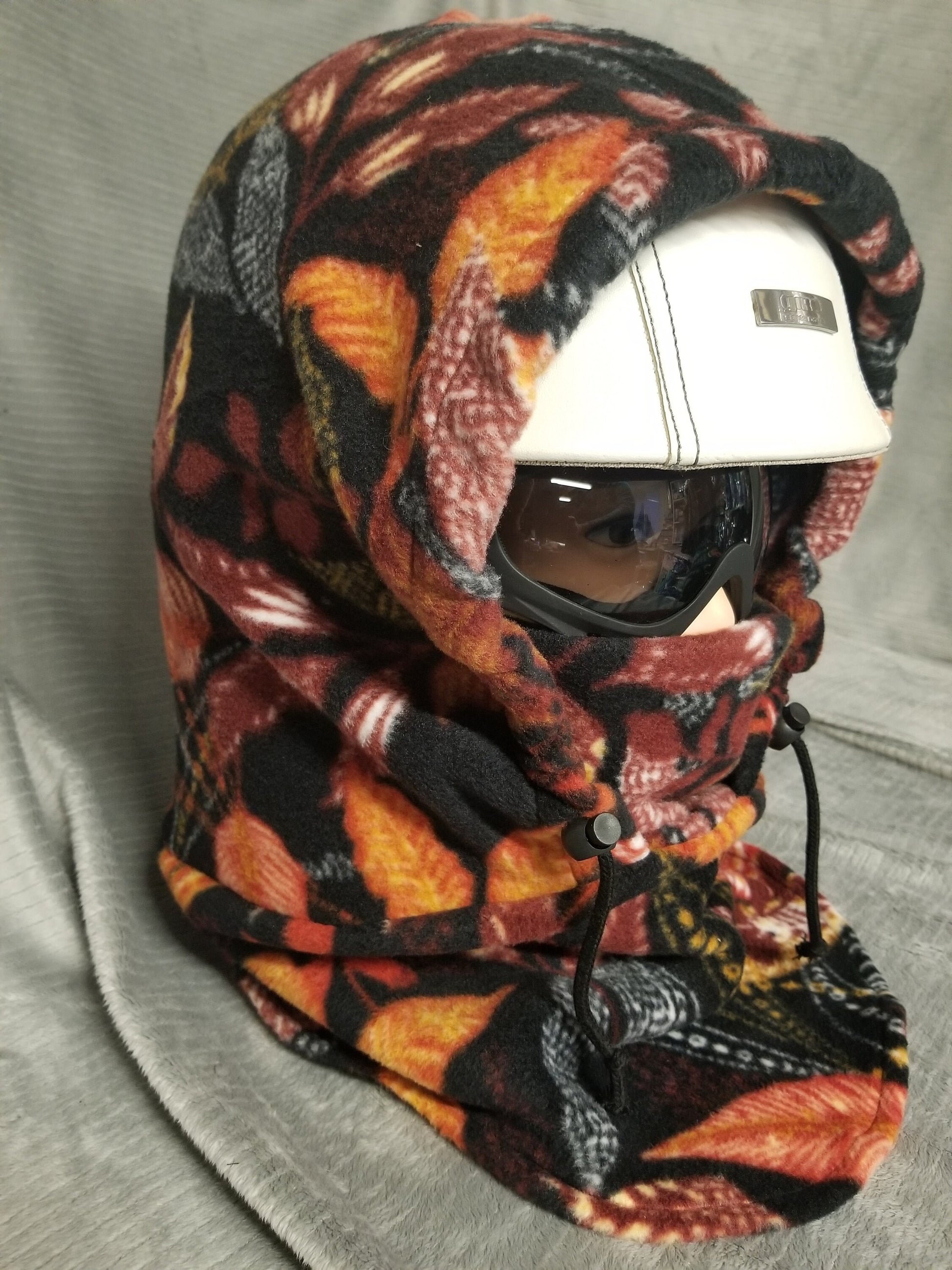 Autumn Floral Soft Luxe Fleece Extra Large Ski Helmet Cover