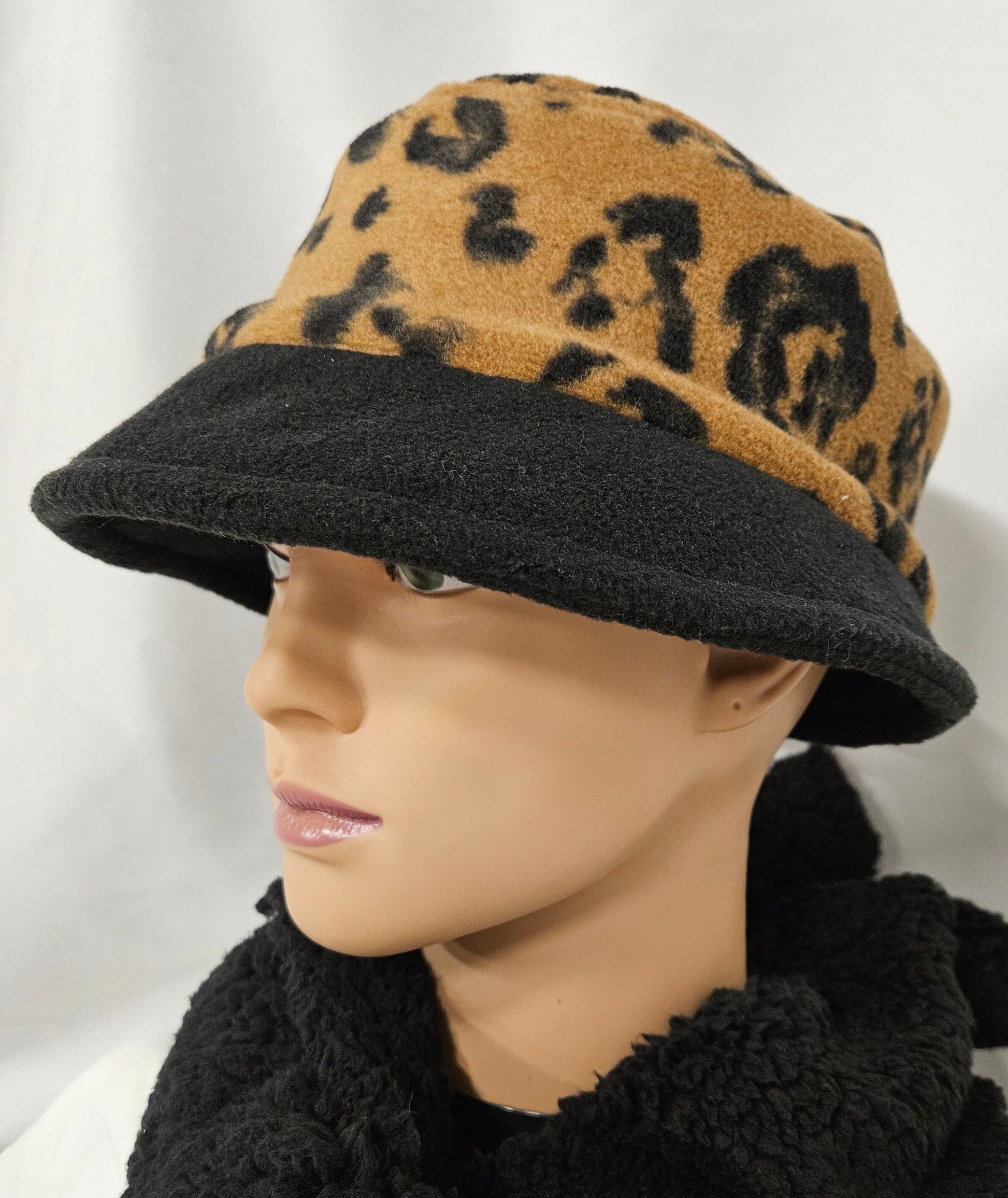 Cheetah Print Spots Anti Pill Fleece Winter Rosie Hat