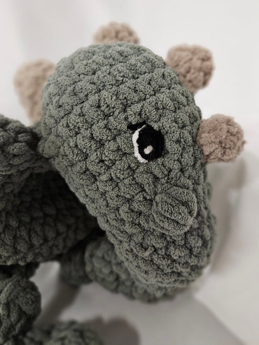 Dinosaur Lovey; Dinosaur Snuggler; Dinosaur Snuggle Buddy; Emotional Support Toy; Baby Shower; Gift for Toddler