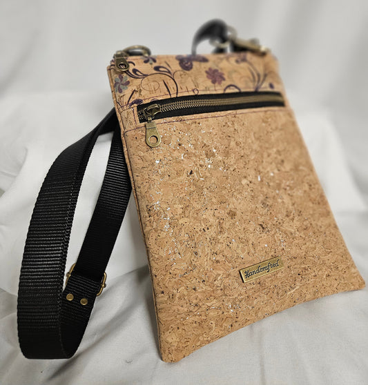 Cell Phone Bag Crossbody Bag Sling bag Cork Crossbody Bag Purse Cell Mate