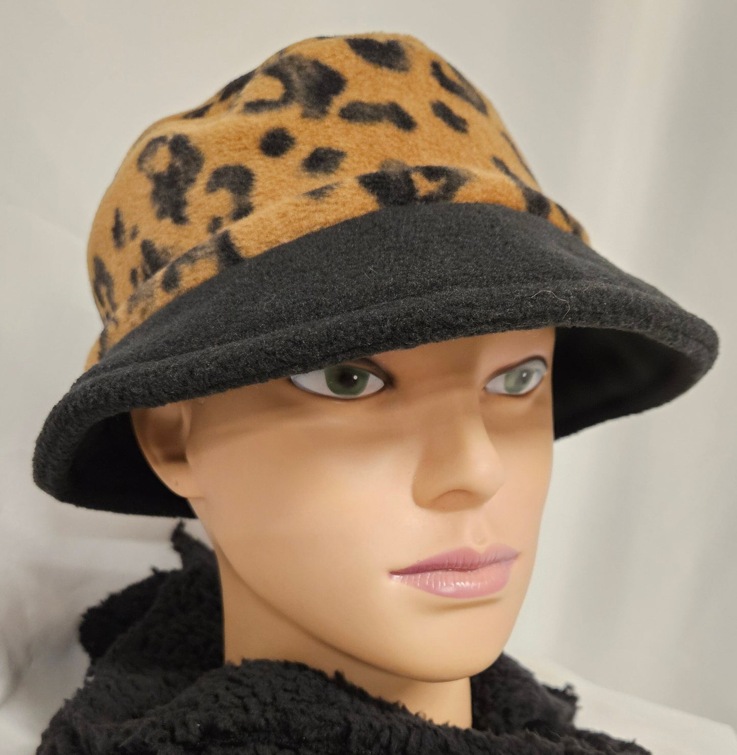 Cheetah Print Spots Anti Pill Fleece Winter Rosie Hat