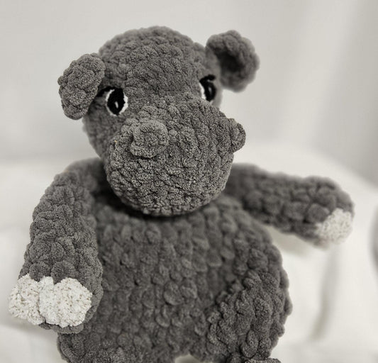 Hippo Lovey; Hippo Snuggler; Hippo Snuggle Buddy; Emotional Support Toy; Baby Shower; Gift for Toddler