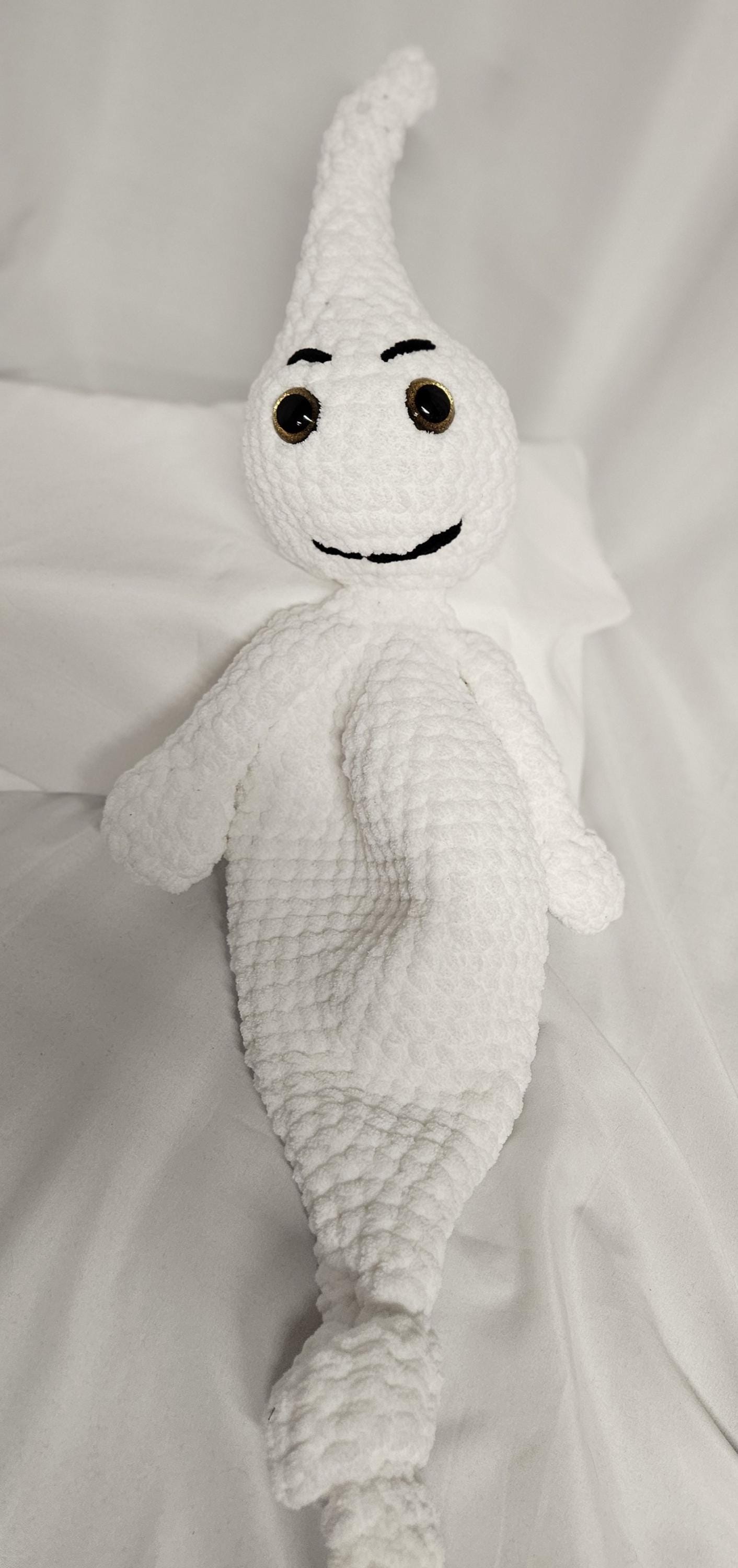 Ghost Lovey; White Ghost Snuggler; White Ghost Snuggle Buddy; Emotional Support Toy; Baby Shower; Gift for Toddler