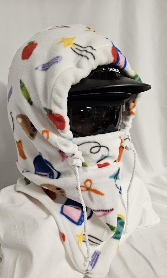 School Supplies Large Fleece Ski Helmet Cover