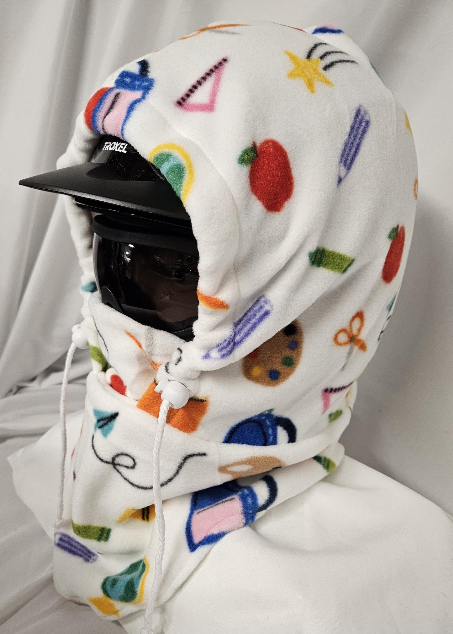 School Supplies Large Fleece Ski Helmet Cover
