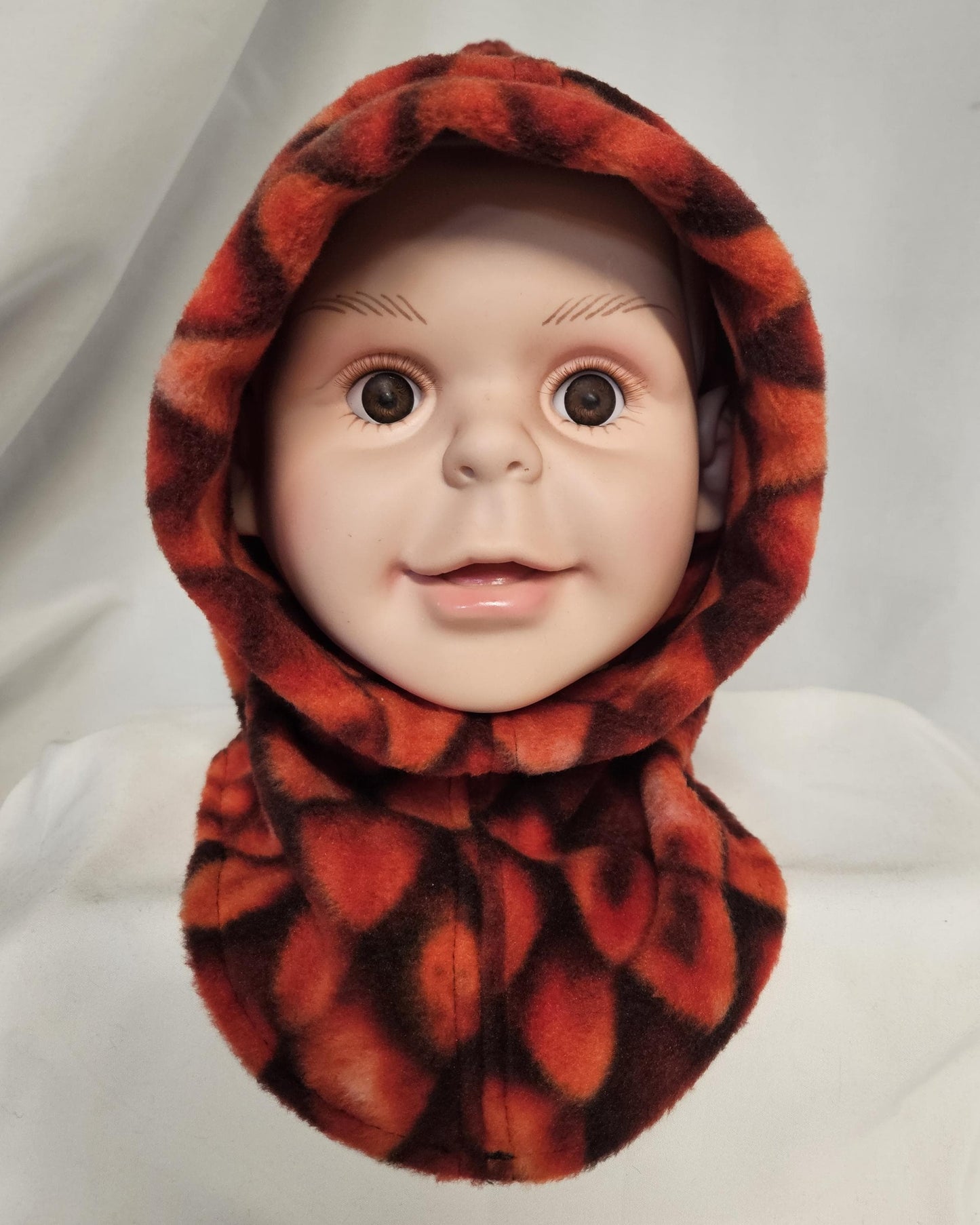 Dragon Scales Cozy Fleece Winter Hood – Children’s Large (Fits Ages 4–10) | Handmade Balaclava
