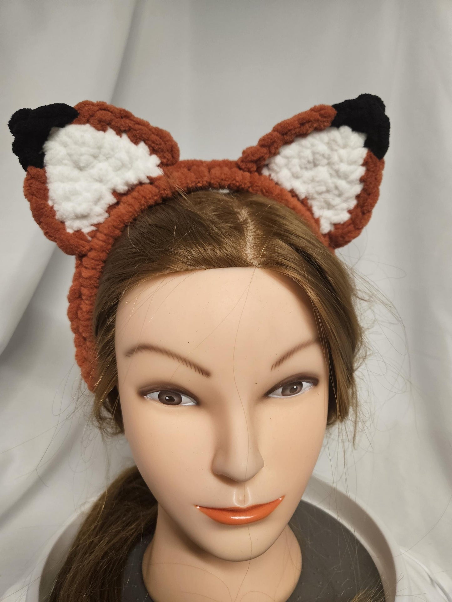 Crochet Fox Ear Headband | Woodland Fox Costume Accessory | Cute Animal Ear Headband | Fall Festival & Halloween Headpiece