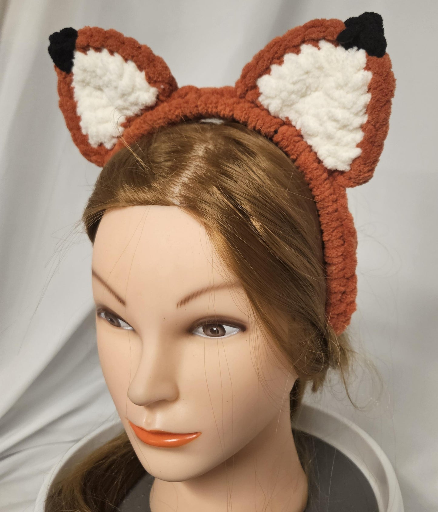 Crochet Fox Ear Headband | Woodland Fox Costume Accessory | Cute Animal Ear Headband | Fall Festival & Halloween Headpiece
