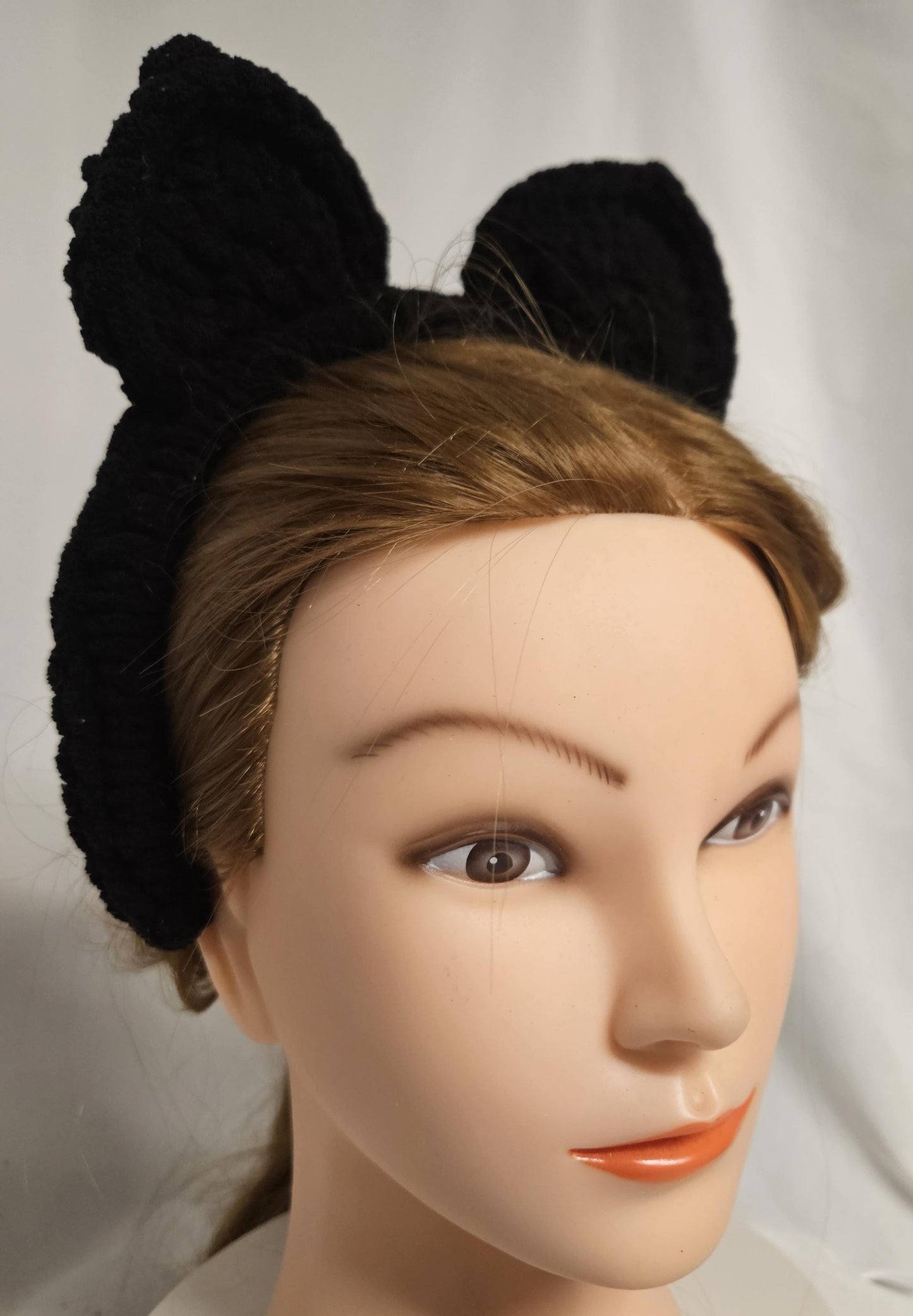 Crochet Black Cat Ear Headband | Cat Costume Accessory | Cute Animal Ear Headband | Fall Festival & Halloween Headpiece