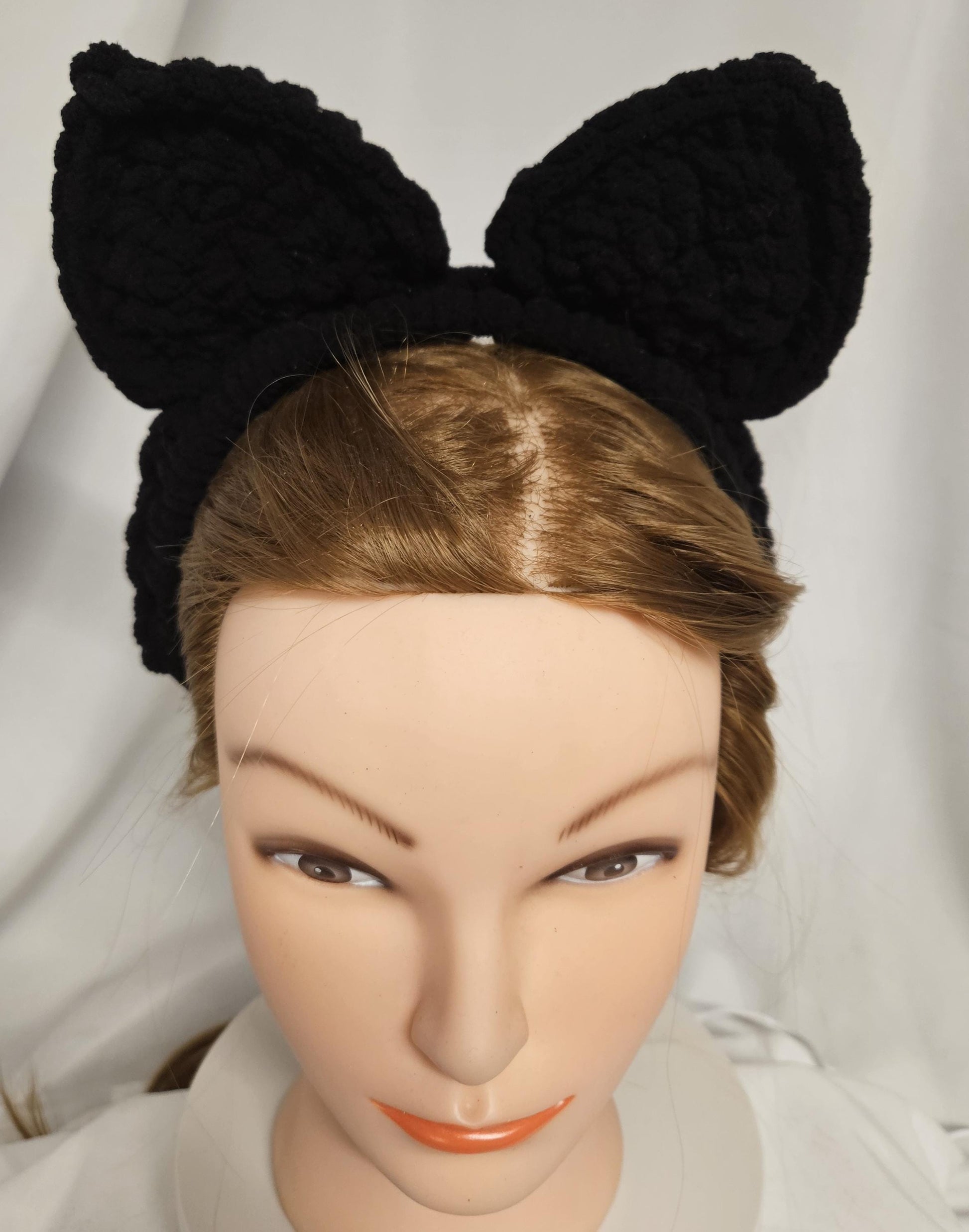 Crochet Black Cat Ear Headband | Cat Costume Accessory | Cute Animal Ear Headband | Fall Festival & Halloween Headpiece