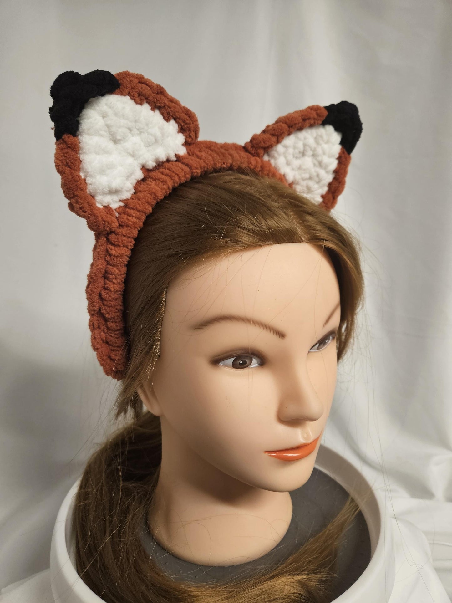 Crochet Fox Ear Headband | Woodland Fox Costume Accessory | Cute Animal Ear Headband | Fall Festival & Halloween Headpiece