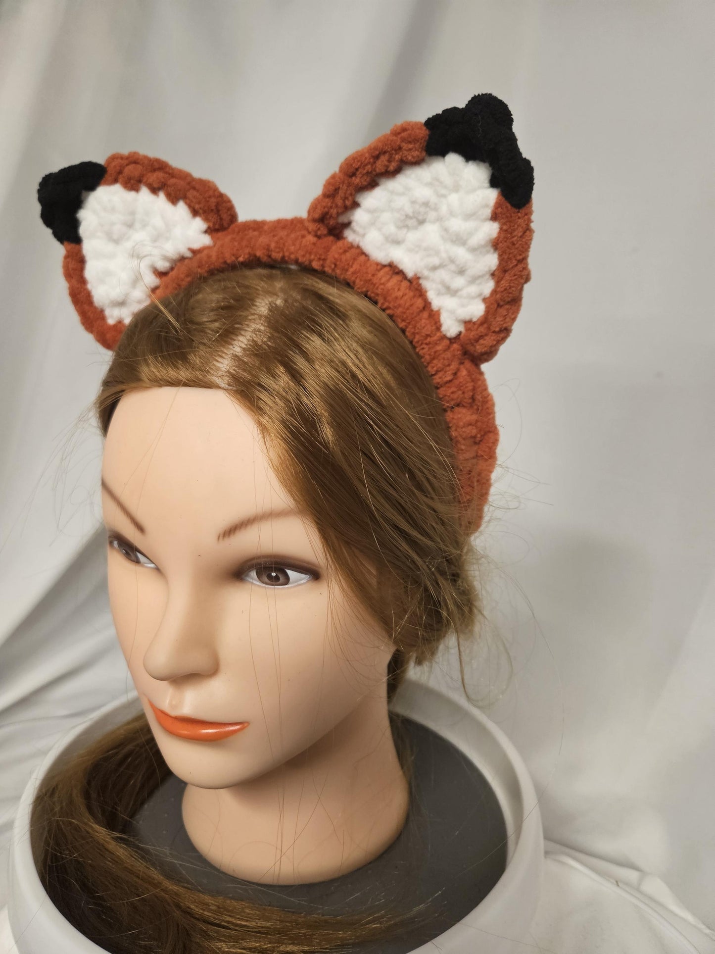 Crochet Fox Ear Headband | Woodland Fox Costume Accessory | Cute Animal Ear Headband | Fall Festival & Halloween Headpiece