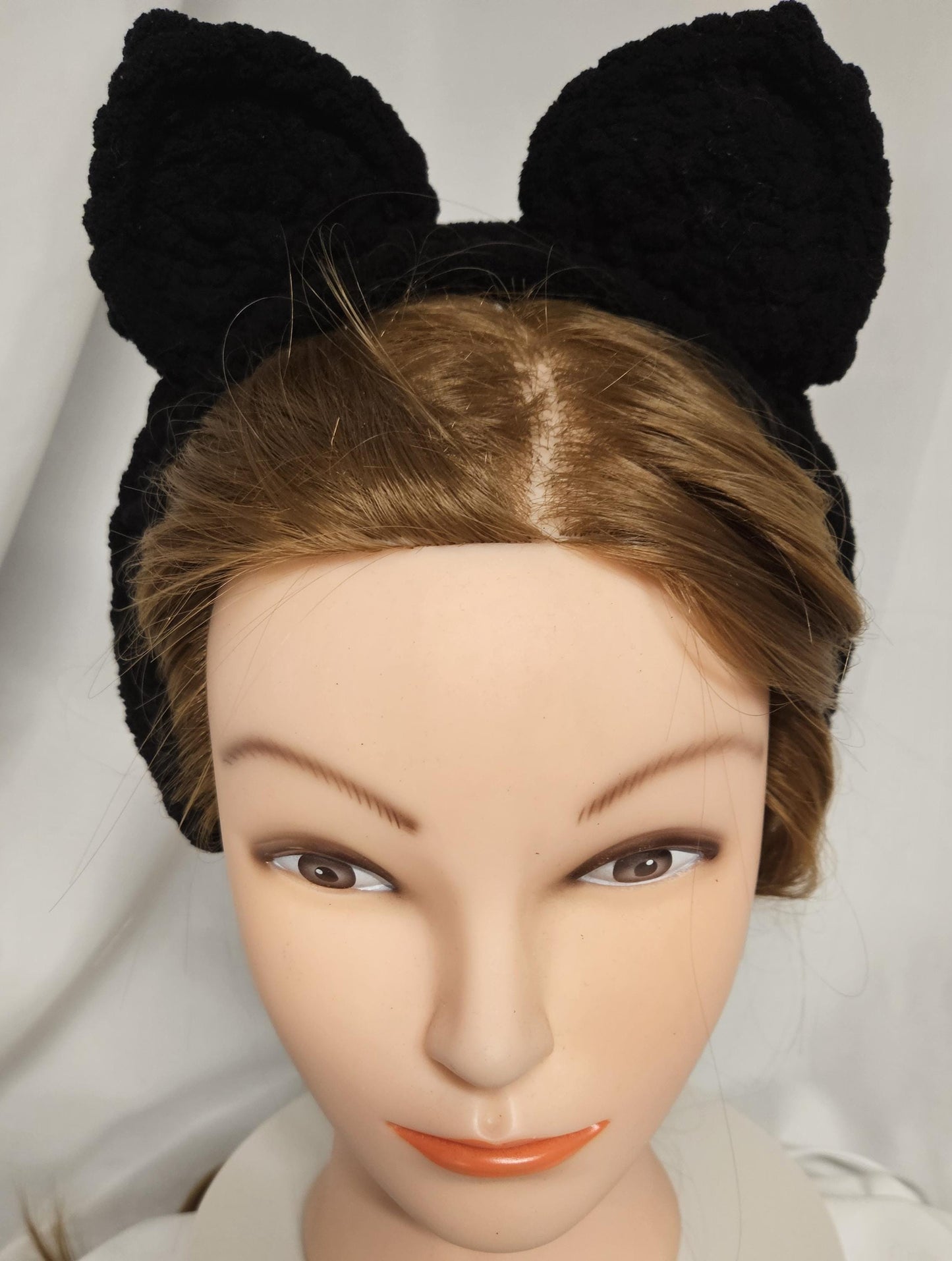 Crochet Black Cat Ear Headband | Cat Costume Accessory | Cute Animal Ear Headband | Fall Festival & Halloween Headpiece